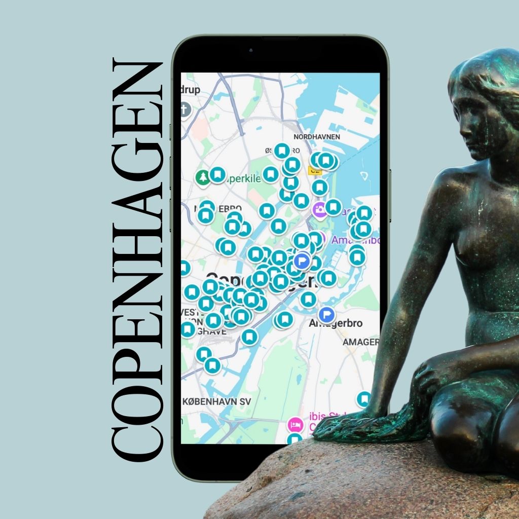COPENHAGEN MAP - My private google maps with all my pins